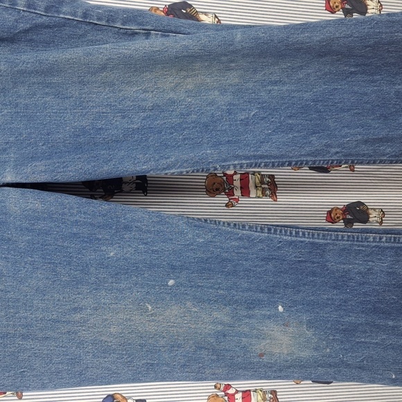 Vintage 60s 70s Levi's 646 orange tags hight waisted bellbottom flare jeans S 30 - Picture 5 of 8